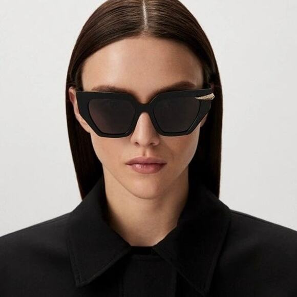 New, ROBERTO CAVALLI Sunglasses SRC001S Col.700Y Authentic - Picture 1 of 11